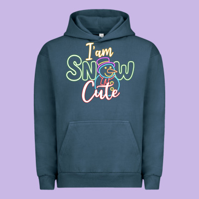 L Am Snow Cute Urban Hoodie Designed By Cowhidedigitalart