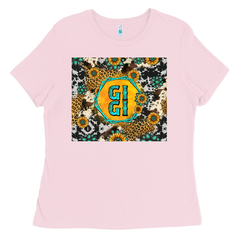 Gigi Sunflower Turquoise Ladies Tee by Jasminsmagicworld | Teevron