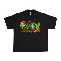 Black christmas cactus Urban Heavy Tee - MaliasSmallBusiness