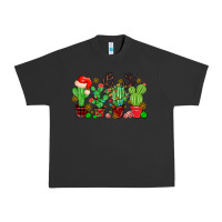 Pigment Black christmas cactus Urban Heavy Tee - MaliasSmallBusiness