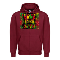 Burgundy i paused my game Zipper Hoodie - TumblerDesignByShophia