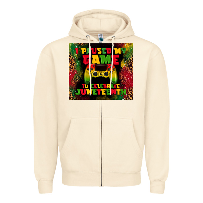 I Paused My Game Zipper Hoodie by TumblerDesignByShophia | Teevron