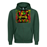 Sports Green i paused my game Zipper Hoodie - TumblerDesignByShophia