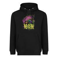 Black Rockin the mom Mother's Day Heavyweight Hoodie - HowdyJamesFarm