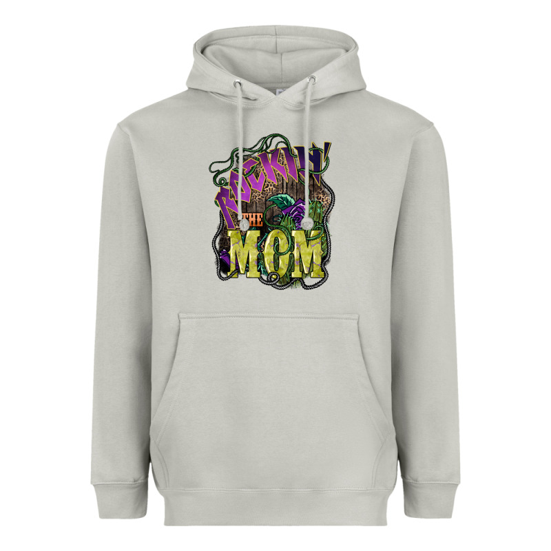 Rockin The Mom Mother's Day Heavyweight Hoodie by HowdyJamesFarm | Teevron