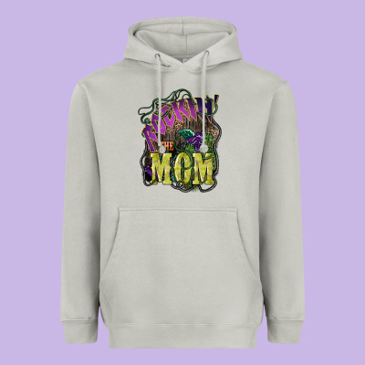 Rockin The Mom Mother's Day Heavyweight Hoodie Designed By Howdyjamesfarm