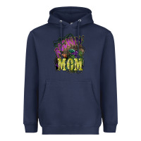 Navy Rockin the mom Mother's Day Heavyweight Hoodie - HowdyJamesFarm