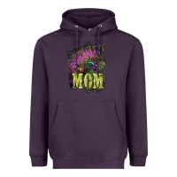 Plum Rockin the mom Mother's Day Heavyweight Hoodie - HowdyJamesFarm