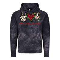 Cloud Black Peace Love Blue Heeler Vintage Hoodie - Jasminsmagicworld