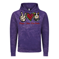 Cloud Purple Peace Love Blue Heeler Vintage Hoodie - Jasminsmagicworld