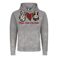 Peace Love Blue Heeler Vintage Hoodie | Teevron