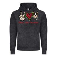 Vintage Black Peace Love Blue Heeler Vintage Hoodie - Jasminsmagicworld