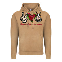 Vintage Camel Peace Love Blue Heeler Vintage Hoodie - Jasminsmagicworld