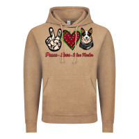 Vintage Coffee Peace Love Blue Heeler Vintage Hoodie - Jasminsmagicworld