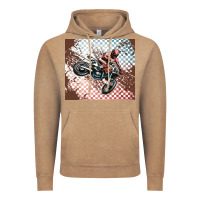 Vintage Coffee born to ride dirty bikes Vintage Hoodie - MaliasSmallBusiness