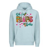 Blue Mist Oh for peeps sake Easter Day Premium Hoodie - HowdyJamesFarm