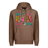 Chestnut Oh for peeps sake Easter Day Premium Hoodie - HowdyJamesFarm