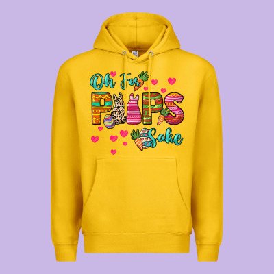 Oh For Peeps Sake Easter Day Premium Hoodie Designed By Howdyjamesfarm