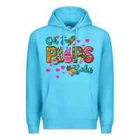 Ocean Blue Oh for peeps sake Easter Day Premium Hoodie - HowdyJamesFarm