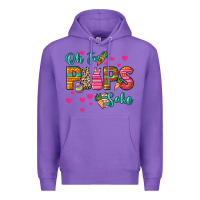 Purple Oh for peeps sake Easter Day Premium Hoodie - HowdyJamesFarm
