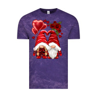 Cloud Purple valentines day gnomies Vintage Tee - NancyCooperArtShop