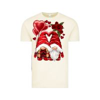 Vintage Arctic valentines day gnomies Vintage Tee - NancyCooperArtShop