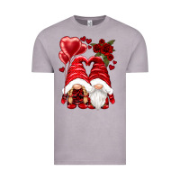 Vintage Zinc valentines day gnomies Vintage Tee - NancyCooperArtShop