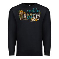 Black can't be tamed bull skull Premium Sweatshirt - OliviaCreatesArt