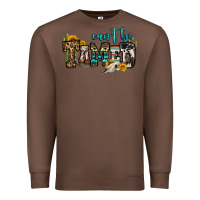 Chestnut can't be tamed bull skull Premium Sweatshirt - OliviaCreatesArt