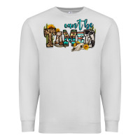 Dove Grey can't be tamed bull skull Premium Sweatshirt - OliviaCreatesArt