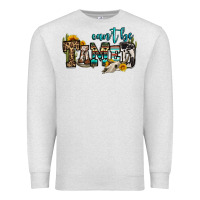 Oatmeal Heather can't be tamed bull skull Premium Sweatshirt - OliviaCreatesArt