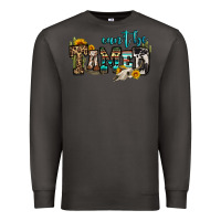 Smoke can't be tamed bull skull Premium Sweatshirt - OliviaCreatesArt