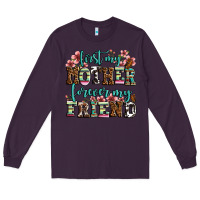 Plum first my mother forever my friend Long Sleeve Tee - LillyAllenDesigns