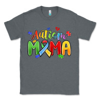 Charcoal Heather autism mama Classic Tee - MaliasSmallBusiness