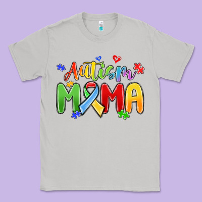 Autism Mama Classic Tee Designed By Maliassmallbusiness