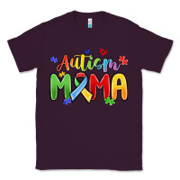 Plum autism mama Classic Tee - MaliasSmallBusiness