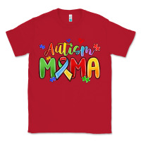 Red autism mama Classic Tee - MaliasSmallBusiness