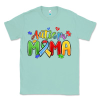 Seafoam autism mama Classic Tee - MaliasSmallBusiness