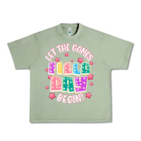 Oil Green field day let the games begin Urban Heavy Tee - JahusDesignShop
