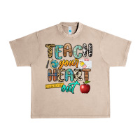 French Oak teach your heart out Urban Heavy Tee - NancyCooperArtShop