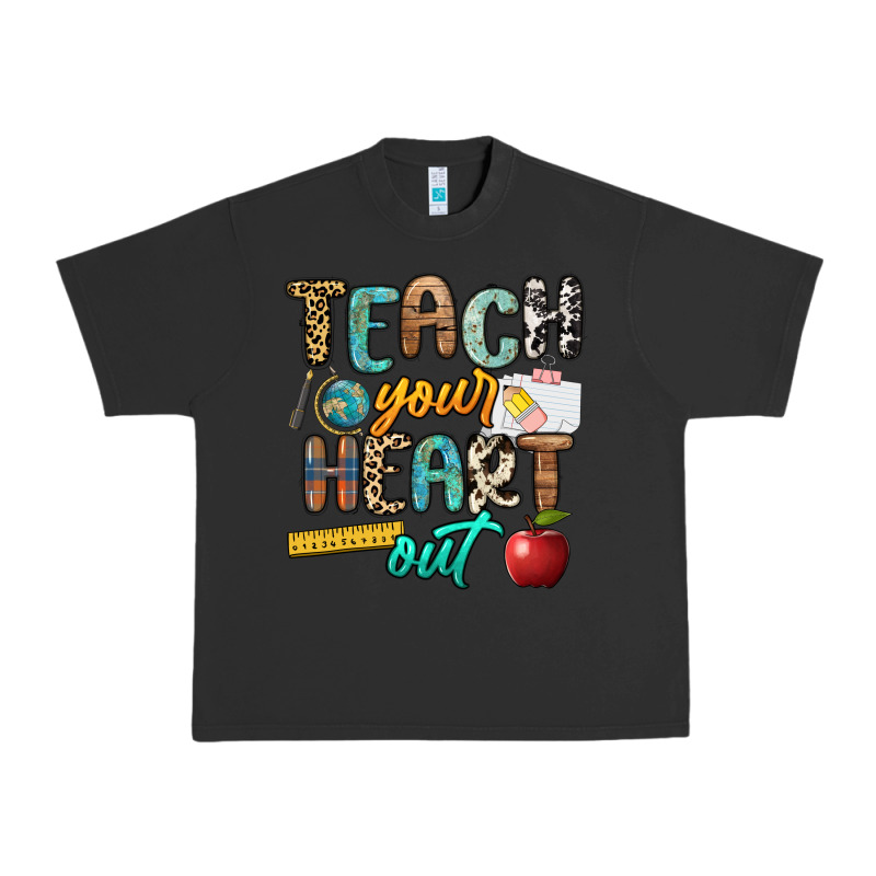 Teach Your Heart Out Urban Heavy Tee by NancyCooperArtShop | Teevron