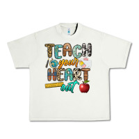 Pistachio teach your heart out Urban Heavy Tee - NancyCooperArtShop