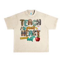 Sandshell teach your heart out Urban Heavy Tee - NancyCooperArtShop