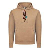 Vintage Coffee western cowgirl Vintage Hoodie - NancyCooperArtShop