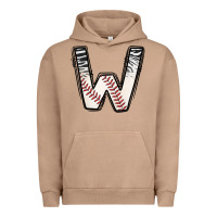 Pigment Burro Baseball Alphabet Urban Hoodie - CowhideDigitalArt