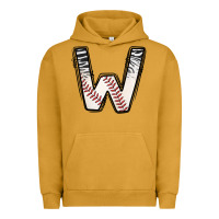 Pigment Peanut Butter Baseball Alphabet Urban Hoodie - CowhideDigitalArt