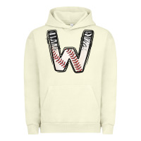 Pigment Pistachio Baseball Alphabet Urban Hoodie - CowhideDigitalArt