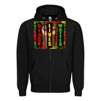 Black black lives matter juneteenth Zipper Hoodie - TumblerDesignByShophia