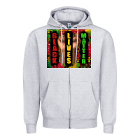 Black Lives Matter Juneteenth Zipper Hoodie | Teevron
