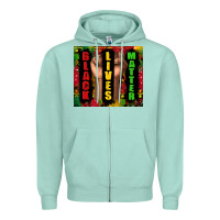 Seafoam black lives matter juneteenth Zipper Hoodie - TumblerDesignByShophia